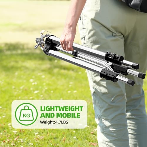 SPECILITE Hot/Cold 100 FT Water Hose & 50 in 360° Rotating Impact Sprinkler on Tripod Base, Heavy Duty Irrigation for Large Area, Yard, Lawn, Waters up to 90ft, Covering up to 6360sqft - Image 7
