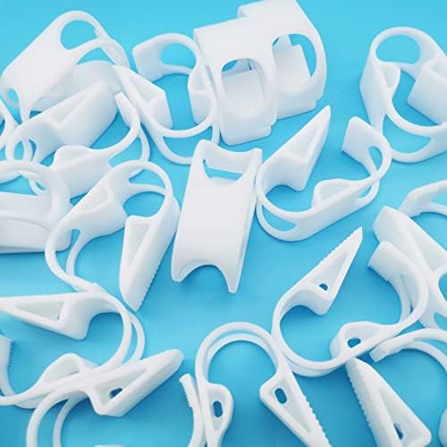 50PC 18-25mm/0.708-1in Big Plastic Clamps 10-Grade Flow Control Shut Off Tubing Hose Clips Adjustable Pinch Valve Laboratory Clamps for Industry Garden - Image 5