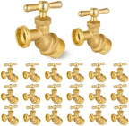 20PC HeSun 1/2" MIP Inlet x 3/4" MHT Outlet No-Kink Hose Bibb Valve by HeSun