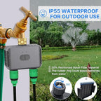 Watering Timers, Bluetooth Value Smart Garden Sprinkler Water Timer By 2 Way Rain Delay Filter Programmable Automatic Irrigation Controller for Garden Hose(3 PC (2-Way)) - Image 5