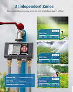 DEWENWILS Water Timer 3 Zone with Automatic/Rain Delay/Manual Mode - Image 2