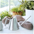 400ml Stainless Steel Watering Can for Houseplants and Flowers - Image 3