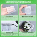 12Pack 2.5" Self Watering Seed Starter Pots for Plant Propagation Cuttings - Image 3