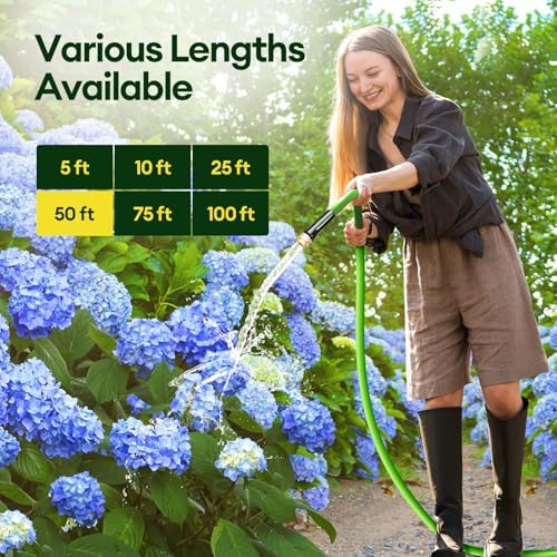 Maygrove 50 ft Garden Hose, 5/8 in Heavy-Duty Water Hose - Image 6