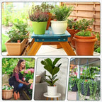 DoubleFill Ollas Terracotta Watering Pots, 32 oz, 4 Pcs - Image 6