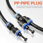 70PCS 1/4" OD Quick Connect Air Hose Fittings Kit, Push to Connect 1/4 1/8 3/8 1/2 NPT Threads&Reducer Pneumatic Line Assortment for Air Compressor, Air System, Auto and Trailer Repair - Image 5