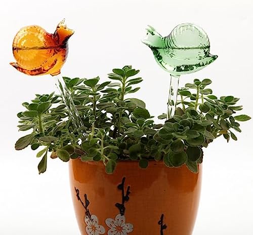 Hemoton 3PCS Plant Watering Globes Glass Self Watering Globes Automatic Watering Device Snail Shaped Water Globes Plant Watering Bulbs for Indoor Outdoor Plants (Random Color) - Image 3