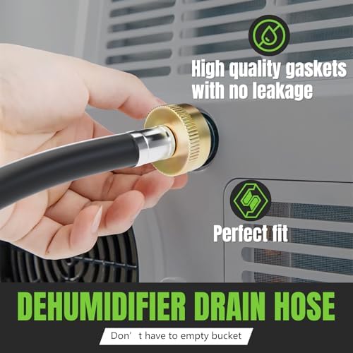 16.5FT Leakproof Dehumidifier Drain Hose with 3/4" FHT Rustproof Connector - Image 4