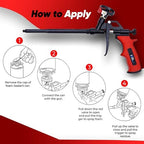 Expanding Spray Foam Gun, 9 Insulation Dispensing Guns + 81 Extenders - Image 6