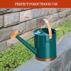 Metal Watering Can 1 Gallon for Outdoor Indoor Garden Plants,GreenB - Image 3