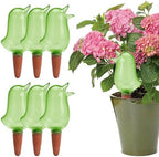 Bird Modelling Automatic Watering Device, Decorative Plant Waterer Bird Shape for Indoor Outdoor, Self Watering Spikes for Potted Plants, Irrigation Watering Stakes for Garden (Green Bird-6pcs) by OEKYTOY
