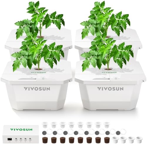 VIVOSUN FlexFeed DWC Hydroponic System Kit, Deep Water Culture Grow Kit by VIVOSUN