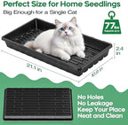 ZJP 20-Pack Heavy Duty 1020 Seed Starter Trays with 5" Humidity Domes, Thick Plant Propagation Trays with Clear Domes for Greenhouse Seed Germination & Microgreens (20 Pack (Tray + Dome)) - Image 5