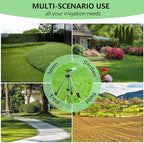 Green Zinc Alloy Water Bird Sprinkler, Heavy Duty Tripod Base Garden Sprinkler, 360 Degree Large Area Irrigation, Durable Flip Lock Legs & Adjustable Nozzle, 2 Pack - Image 6