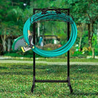HEVIRGO Garden Hose Holder Freestanding,150ft Heavy Duty Water Hose Holder Storage Rack Rust-Resistant Strong Support Simple Installation No Drilling Needed Outdoor Hose Hanger with 4 Spikes A - Image 7