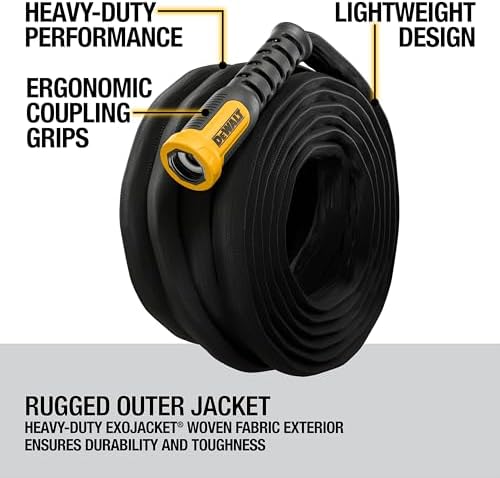 DEWALT 100 ft x 5/8 in Professional Grade Fabric Garden Hose - DXMH3304 - Image 2