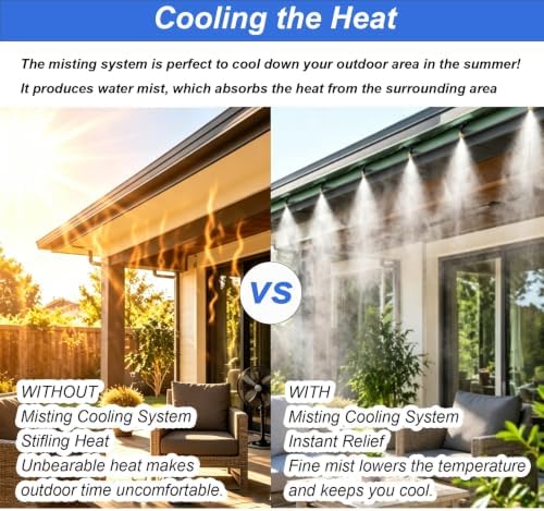 DIY Above Ground Plant Misting Watering System - Complete Sprinkler Kit for Efficient Garden Irrigation & Plant Care, Easy Installation, Adjustable Nozzle - Image 4