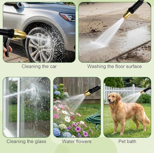 Jet Nozzle Power Washer forGarden, 2026 New Pressure Washer Wand with Jet Nozzle, Pressure Washer Nozzle for Car Washing Patio Garden Outdoor Cleaning A - Image 2
