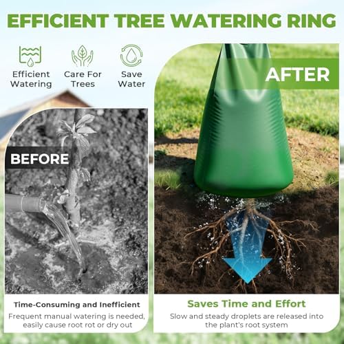 HIRALIY 20 Gallon Tree Watering Bag, 3 Pack, Slow Release 1-5 Days - Image 5