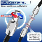 3 Pack Hydraulic Hose Repair Kit, 1/4, 3/8, 1/2 Reusable Hydraulic Fitting - Image 4