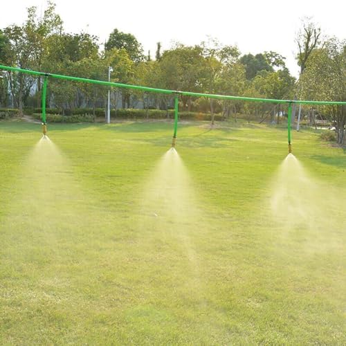 Adjustable Sprinkler with Micro Spray Mister Emitters, Copper Misting Nozzle Set for 4/7mm Hose Low Pressure Atomizing Sprayer 50pcs Brass Nozzle + Single Barb - Image 6
