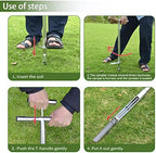 Soil Probe 40 Inch with 2 Bags, Soil Sample Probe with Ejector for Lawn House Plants, T-Handle Soil Sampler Probe Rod with Pedal, Stainless Steel Soil Test Kits Tool for Soil Sampling - Image 5
