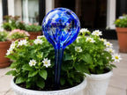Glass Plant Watering Globes, 10.6 inch, Hand Blown, Set of 4 - Image 2