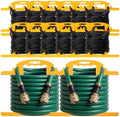 Ripeng 12 Pcs Heavy Duty Extension Cord and Hose Reel with Carrying Handle, Durable ABS H-shape Design Fits 100ft Cord Cable or Water Hose, 50ft Soaker Tube Management (Yellow) by Ripeng