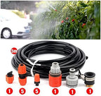 Xiaochen Sprinklers Watering Pipe Fittings 3~10m Micro Drip Irrigation System Greenhouse Lawn Garden Irrigation Atomizing Nozzle Watering Kit Gardening Watering System (Color : 5m Kits) - Image 2