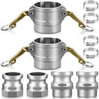 2 Set 3 Inch Camlock Fittings Type D&F&A by Innconee