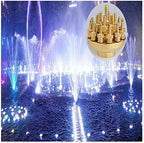 Xiaochen Lawn Irrigation Garden Watering 1" /1.5" Brass Adjustable Three-Layer Flower Fountain Nozzle Center Straight Direct Current Scattering Landscape Nozzle 1Pc (Color : 1 inch) - Image 7