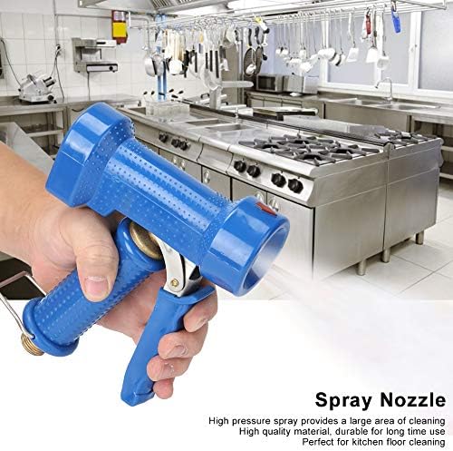 High Pressure Spray Nozzle, Garden Hose Nozzle Kitchen Cleaning Spray Head Multifunctional Cleaning Sprayer for Hotel Restaurant Kitchen Floor Car Washing(20mm Male Thread) - Image 4