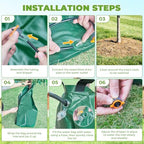 HIRALIY 20 Gallon Tree Watering Bag, 3 Pack, Slow Release 1-5 Days - Image 6