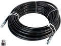 Schieffer 1/4in. x 50ft. 4400 PSI Thermoplastic Sewer Jetter Hose & 5.5 Orifice Button Nose Nozzle by Propulse