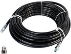 Schieffer 1/4in. x 50ft. 4400 PSI Thermoplastic Sewer Jetter Hose & 5.5 Orifice Button Nose Nozzle by Propulse