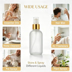 Youlina 36 Pcs 4oz Glass Spray Bottles Fine Mist, Clear, Simple, Reusable - Image 7