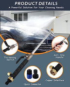 Upgraded Jet Nozzle for Garden Hose Power Washer Wand - Image 2