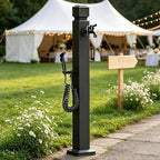 Floor-Mounted Water Feature Column Stainless Steel Hose Stand with Spigot, Vertical Garden Tap for Patio Yard Lawn Irrigation Washing, Yard Hydrant(Style 5,Height: 60cm/23.6in) by Gaommini