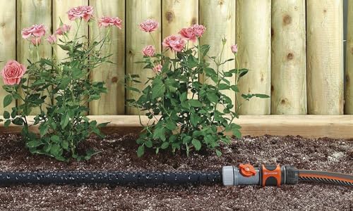 Gardena Soaker Hose: Water-saving sprinkler hose for watering plant rows and beds; water savings individually adjustable up to 70 percent, easy to use, hose length: 15 m (1969-20) - Image 4