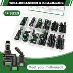 Fuel Line Repair Kit, 46pcs Fuel Line Quick Connect Fittings - Image 6