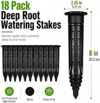 Junkin 18 Pack Tree Watering Stakes Deep Root Irrigation Spike, 8 Inch - Image 3