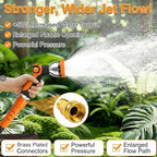 50FT Ultra Lightweight Garden Hoses,Durable & Flexible Water Hose,All-Weather Kink-Free Garden Hose,Abrasion Resistant Garden Hoses Pipes for Garden,Yard,Lawn,Boat,RV,Camper,Outdoor (50Ft) - Image 6