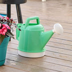 Bloem Deluxe 2 Gallon Plastic Watering Can - Indoor/Outdoor with 256 Fl Oz Capacity, Removable Nozzle, Shatterproof, Mint Green - Image 2