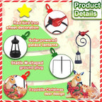 Deer Solar Lantern Garden Stake 29.5in Metal Christmas Yard Light - Image 6