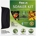 Flexon WS100KITCN 20-Piece Soaker Hose Kit, 100 ft, Black by Flexon