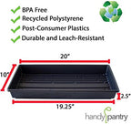 Handy Pantry 100-Pack 1020 Garden Growing Trays Without Drain Holes - Image 2