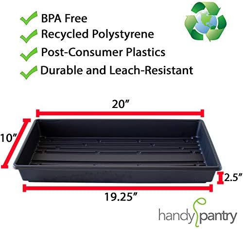 Handy Pantry 100-Pack 1020 Garden Growing Trays Without Drain Holes - Image 2