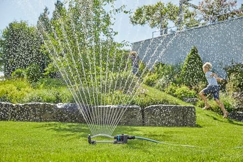 Gardena Ecoline Rectangular Sprinkler: Lawn Sprinkler for Watering Areas from 90 to 220 m², Reach of 7 to 17 m, Spray Spread of up to 13 m, Made from Recycled Material (18920-20) - Image 5