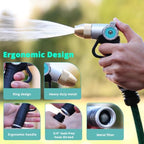 QUOBAS Garden Hose Nozzle Sprayer, Heavy Duty Metal Water Garden Nozzle - Image 5