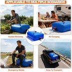 2480L/650Gal Water Bladder Tank, Foldable Portable Water Storage Container - Image 6